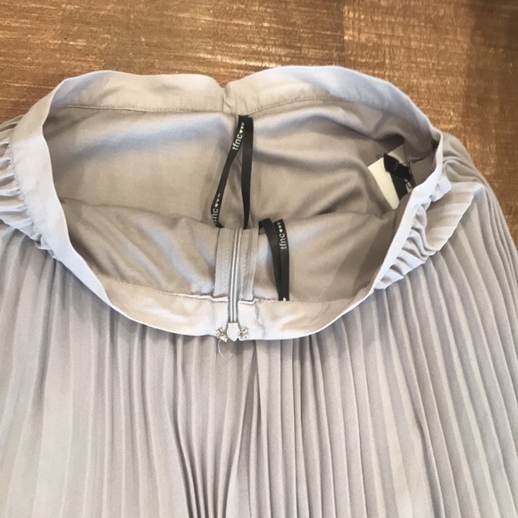 Brand new grey A-line midi skirt - Picture 4 of 4